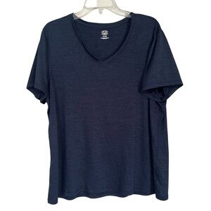Athletic Works size XXL women’s blue short sleeve